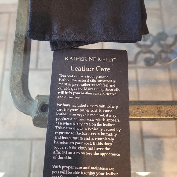 NWT Katherine Kelly Black Lamb Leather Jacket  Sz XS - Picture 11 of 16